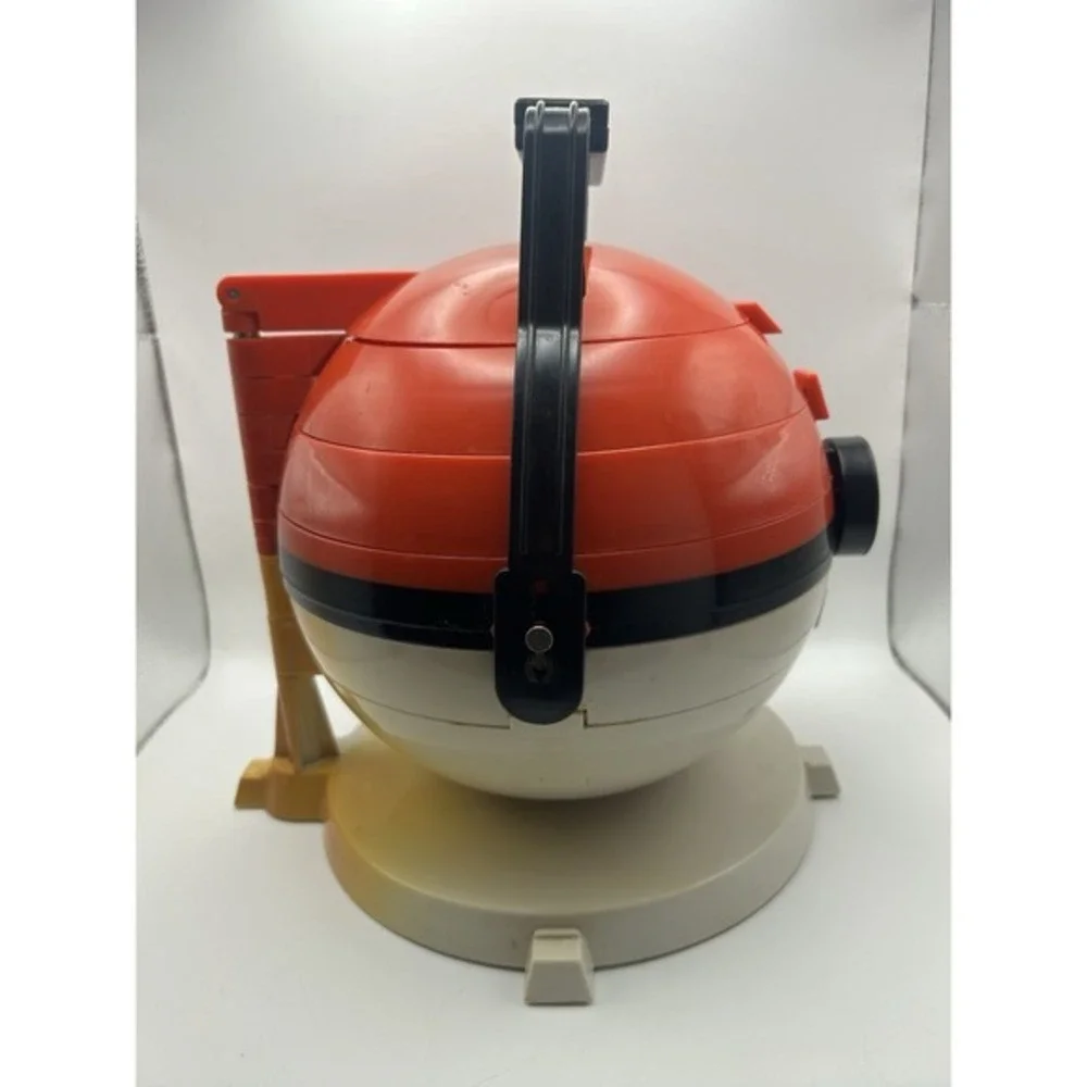 Vintage 1999‎ Pokemon Collector Marbles Pokeball Carrying Case & Marbles
